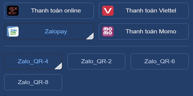 Quy trình nạp tiền 58WIN với ví điện tử cực đơn giản và tiện lợi